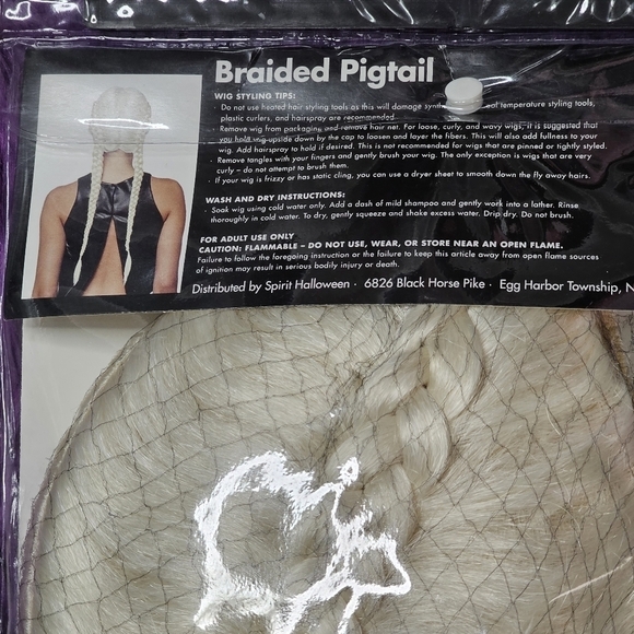 Light Icy Blonde Double Braid Boxer Braids Wig - Picture 10 of 11